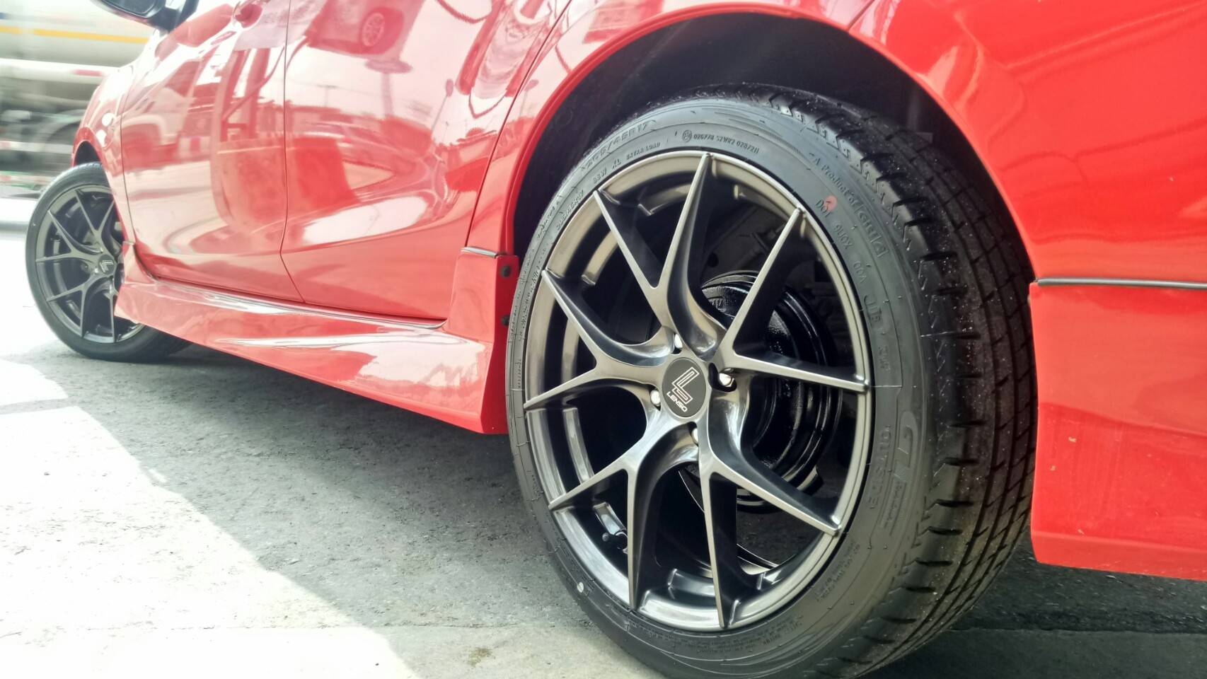 ล้อแท้ LENSO JAGER DYNA BBS ตัวใหม่ล่าสุด ใส่เก๋ง