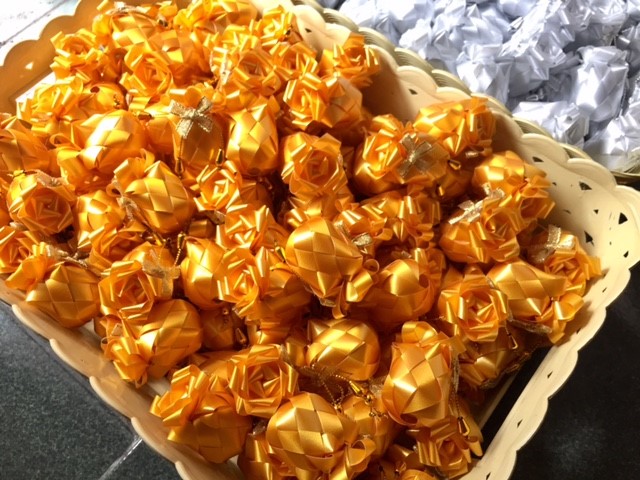 ถุงเรียกทรัพย์เงินทอง คละสีเงินสีทอง