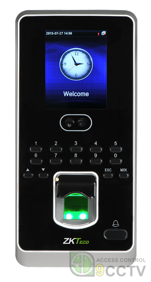 เครื่องสแกนลายใบหน้า ยี่ห้อ ZK Teco รุ่น Multibio800-H Access Control