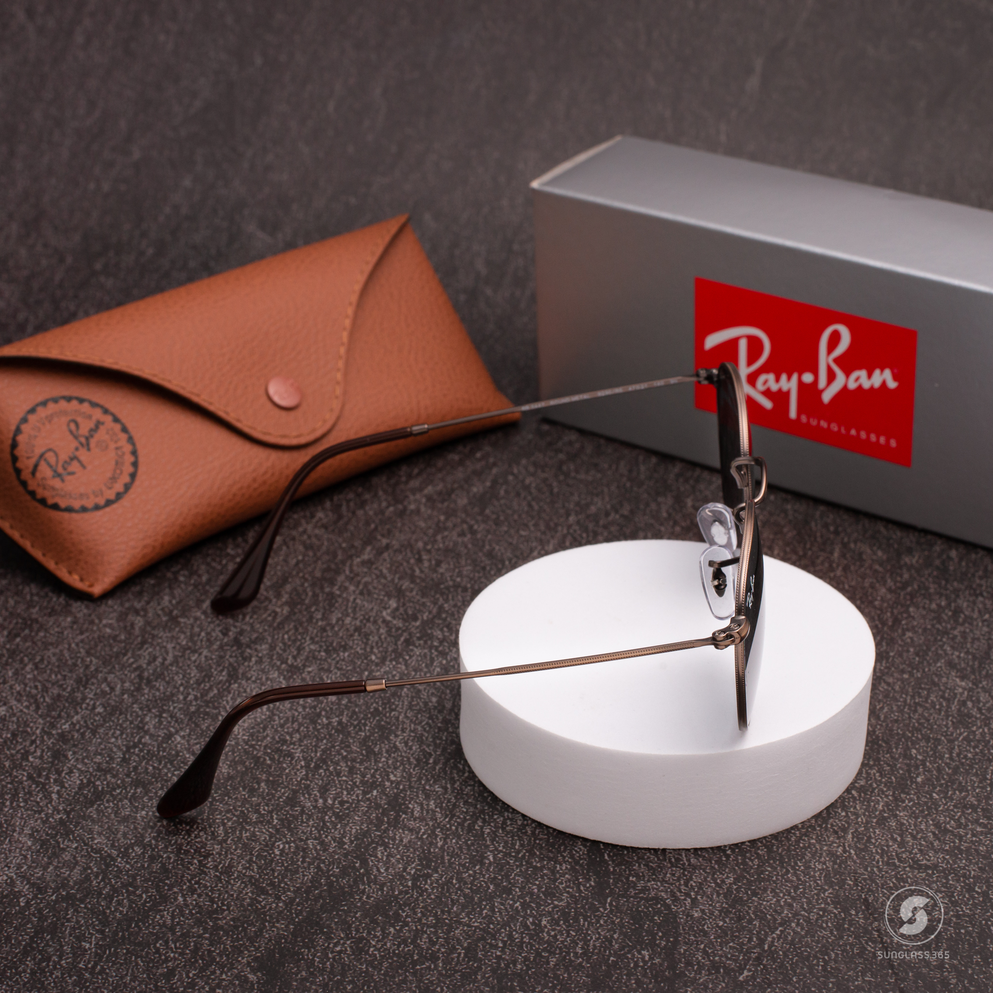 RayBan Round Metal RB3447 9230R5 Antique Copper