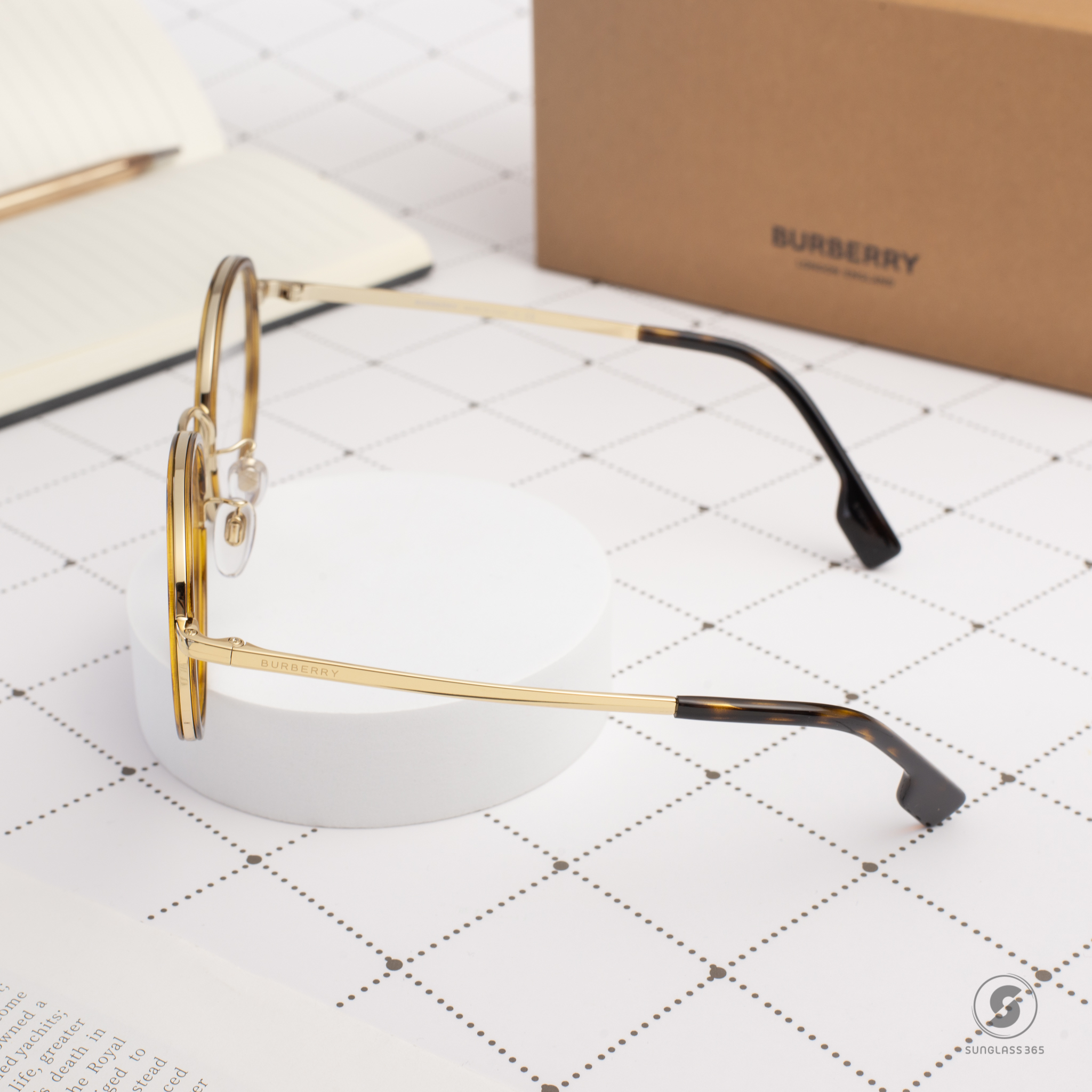 BURBERRY BE1358D 1322 Dark Havana