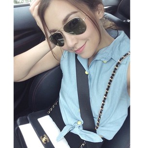 Ray-Ban RB3026 L2846 Aviator Gold Frame G-15 Lenses 62mm