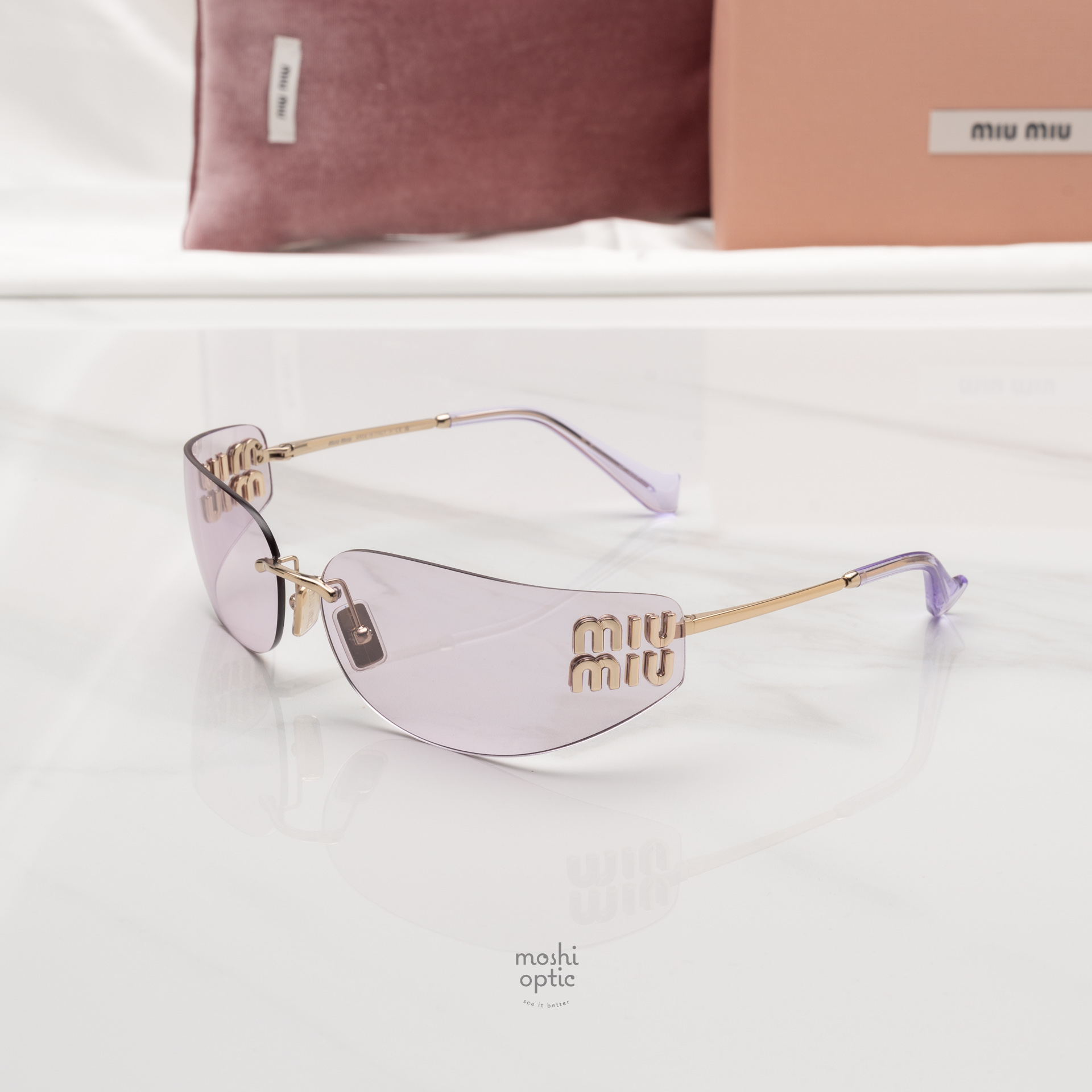 แว่นกันแดด Miu Miu MUA51S ZVN90O สำเนา