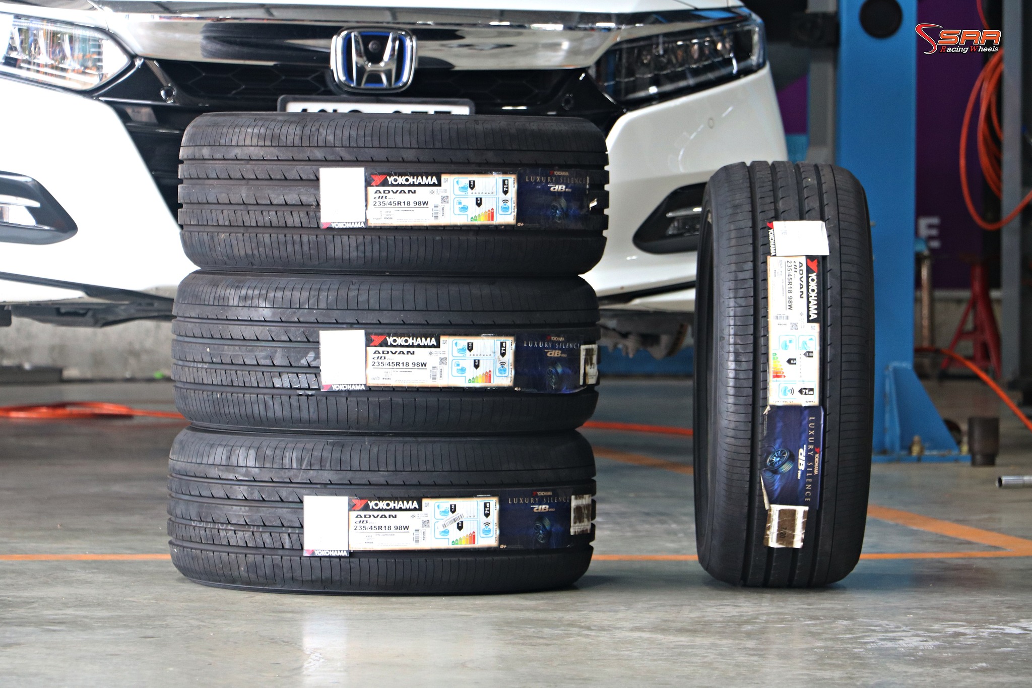 YOKOHAMA V553 ปี25 ขนาด 235/45R18