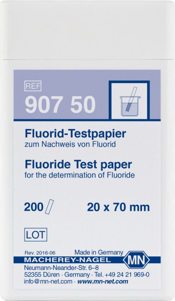 Fluoride test paper 90750 กระดาษทดสอบฟลูออไรด์