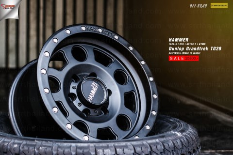 PROMOTION HAMMER OFF ROAD ขอบ16 ทถกลาย จับคู่ยาง BF ชุด 39800 บาท