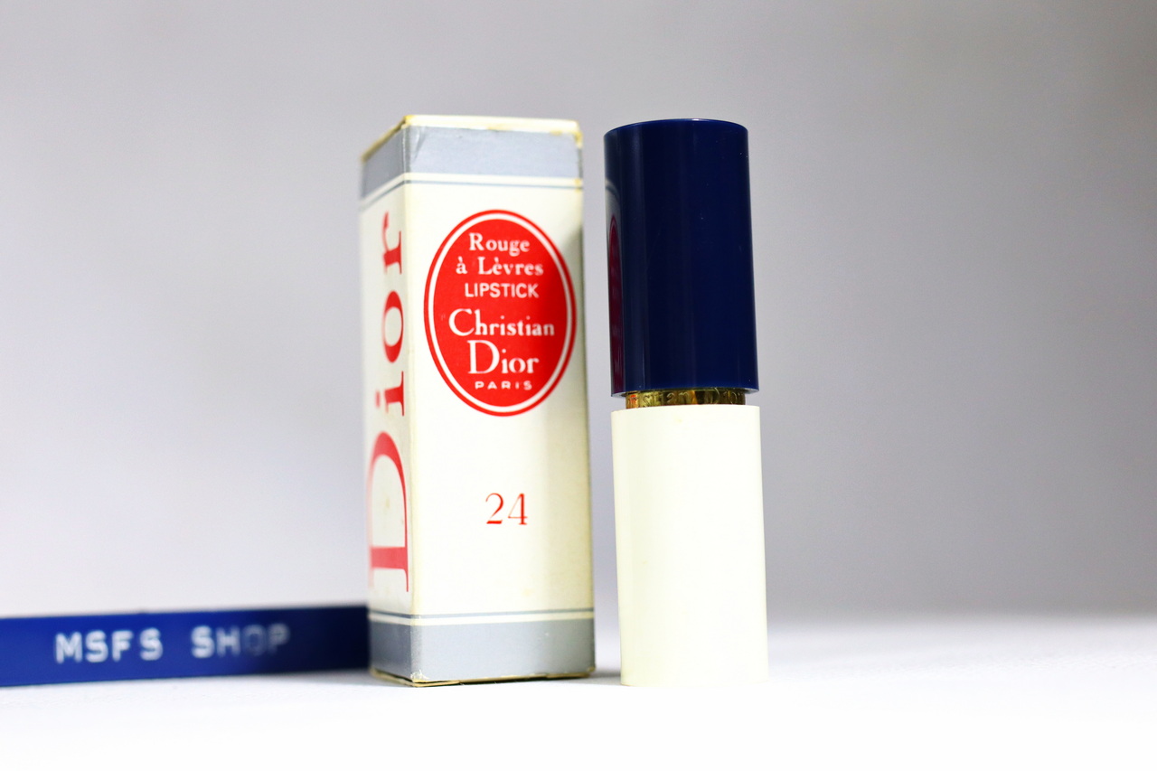 [Vintage] Christian Dior Rouge a Levres Lipstick No.24 ลิปสติก เบอร์ 24 - เครื่องสำอาง Vintage