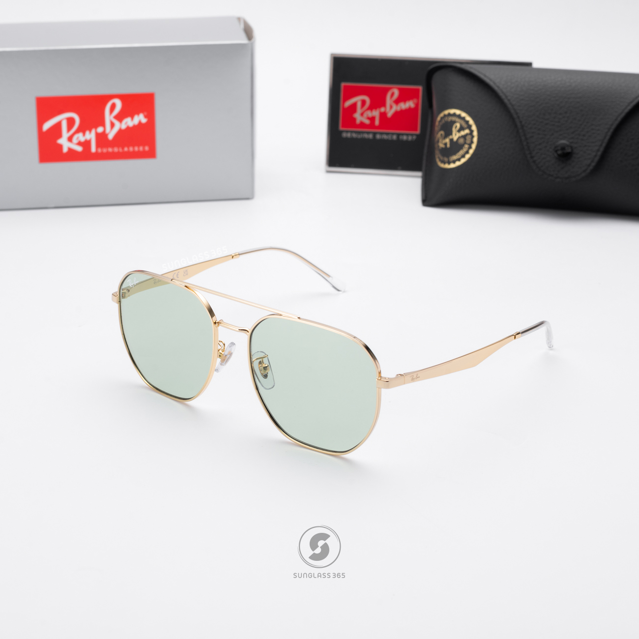 RayBan RB3724D 001/2 Gold
