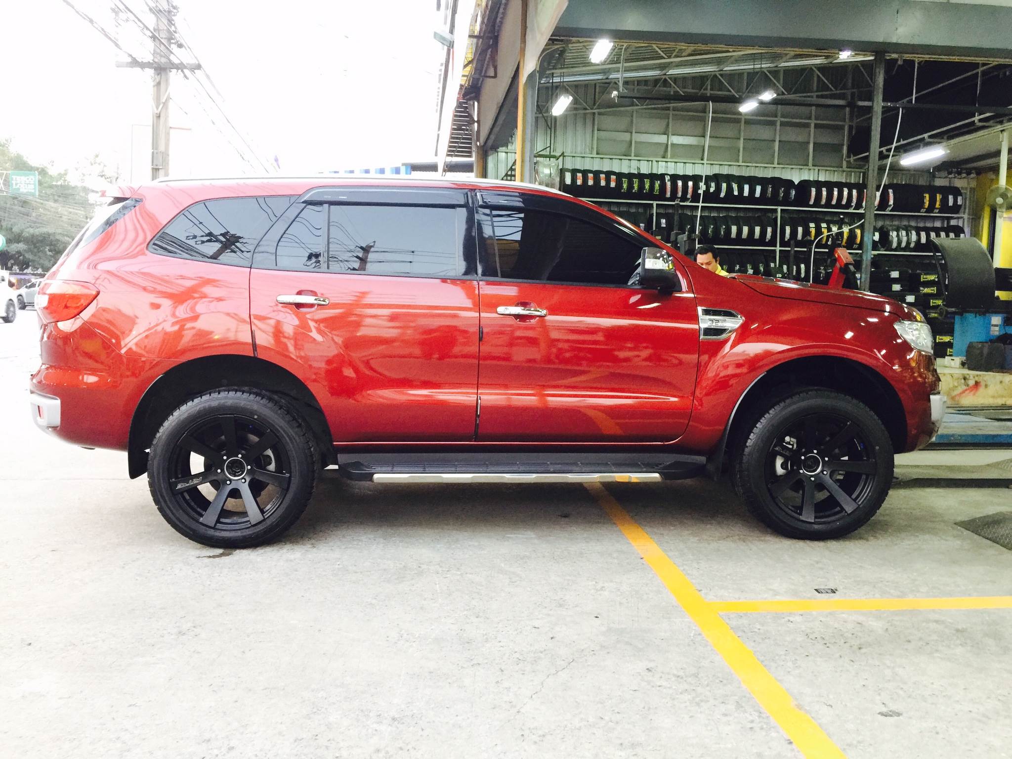 ล้อแท้ LENSO RTG ขอบ18พร้อมยางFALKEN ราคาถูก