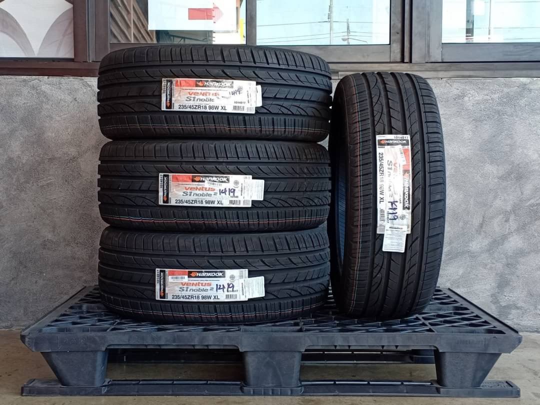 ยางใหม่ HANKOOK VENTUS S1 NOBEL2 235/45-18 เส้น 3250 เท่านั้น