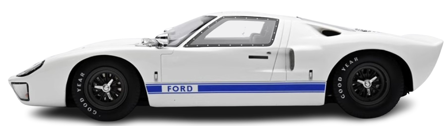 โมเดลรถ โมเดลรถยนต์Ford GT40 3