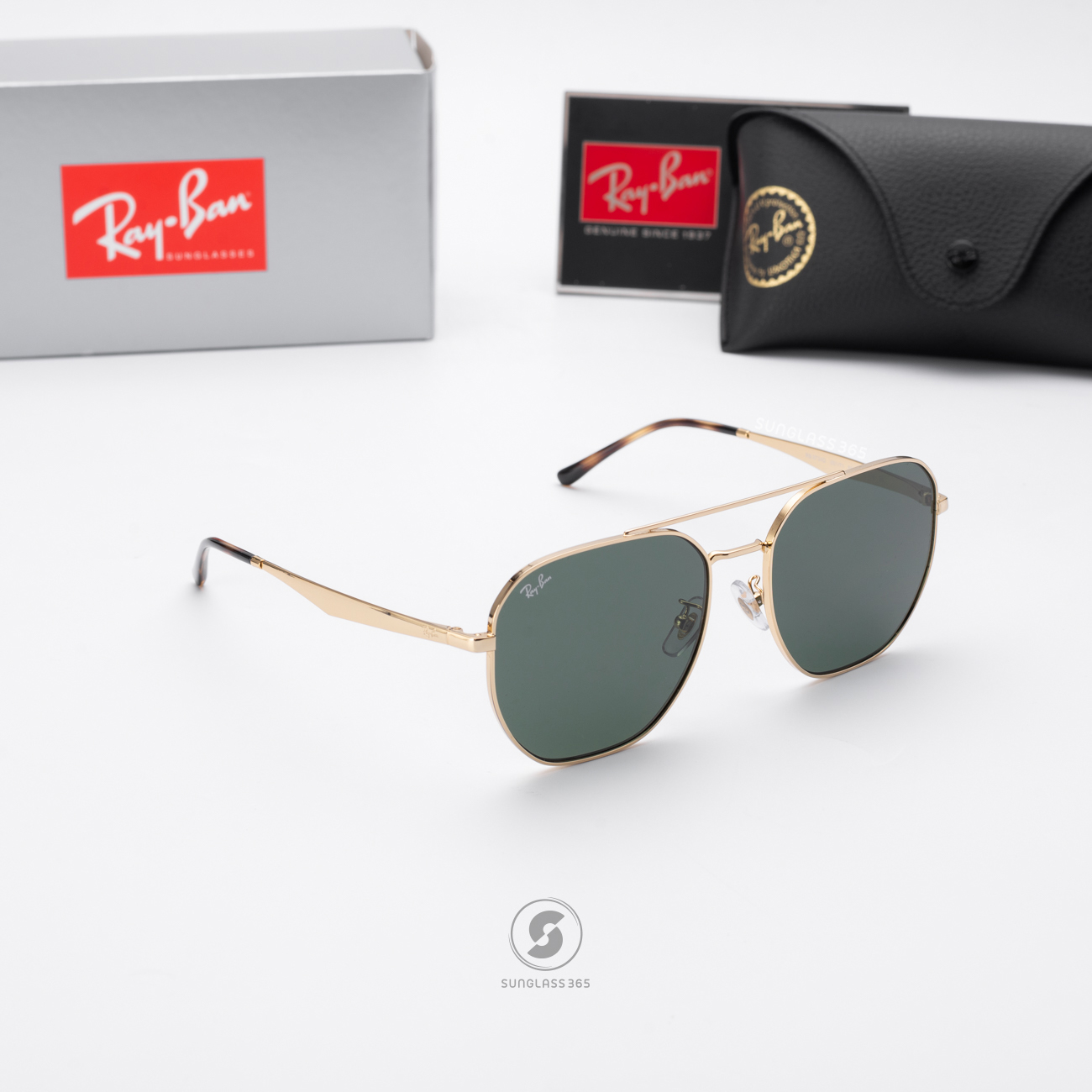 RayBan RB3724D 001/71 Gold