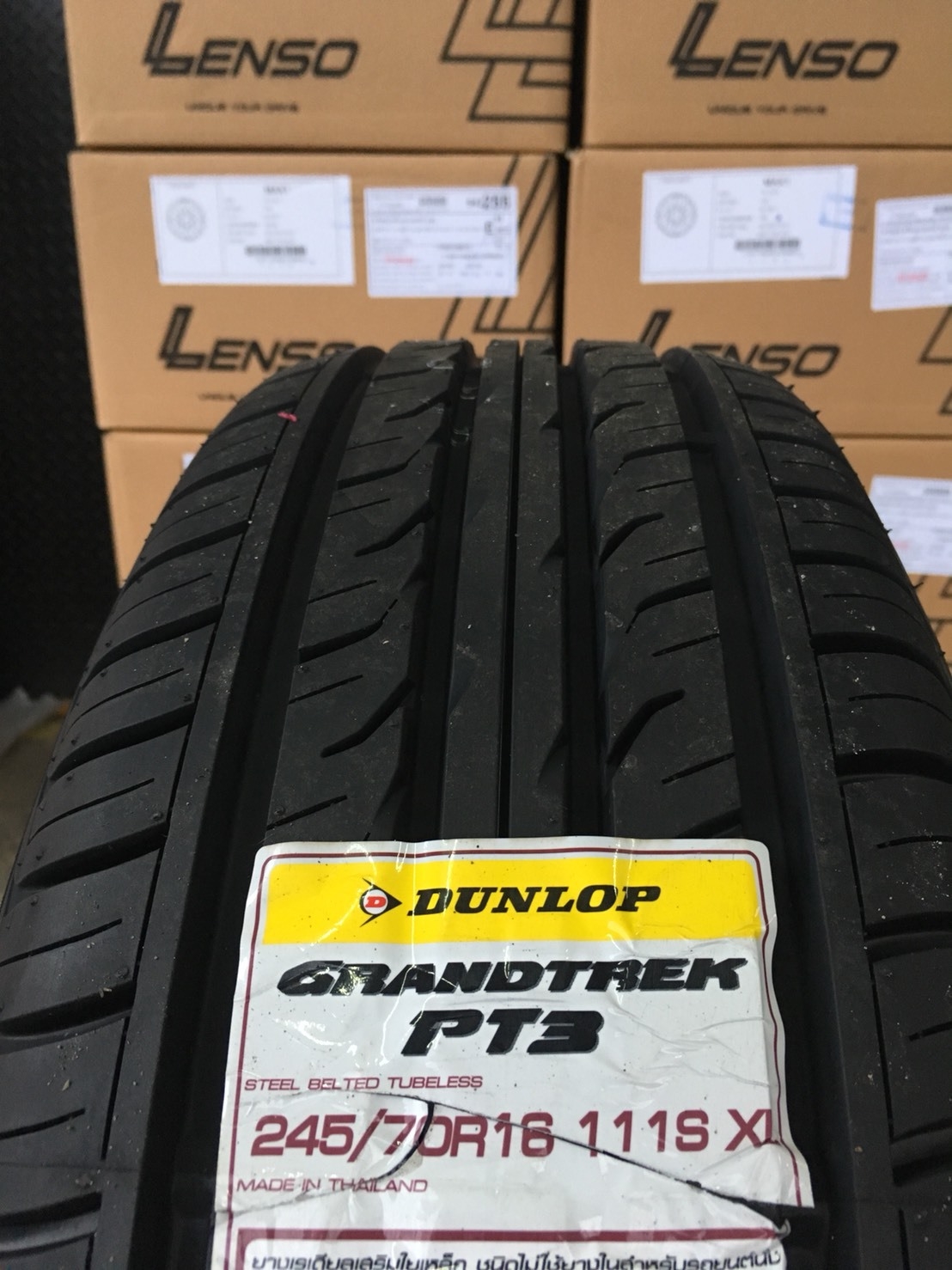 DUNLOP PT3 245/70-16 พิเศษ ซื้อ2เส้น แถมฟรี2เส้น