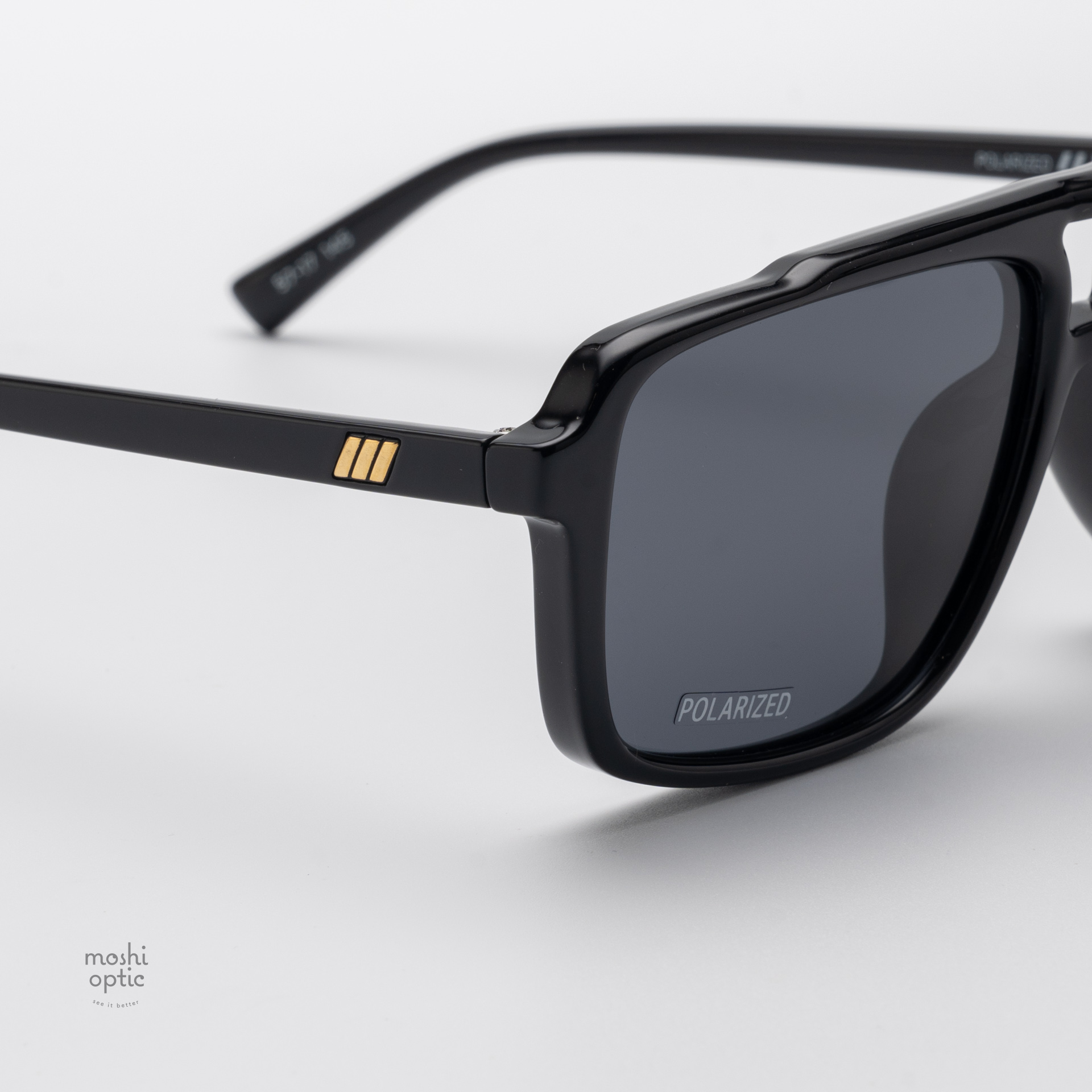 แว่นกันแดด Le Specs LWF2552294 LE GARS Black Black Polarized