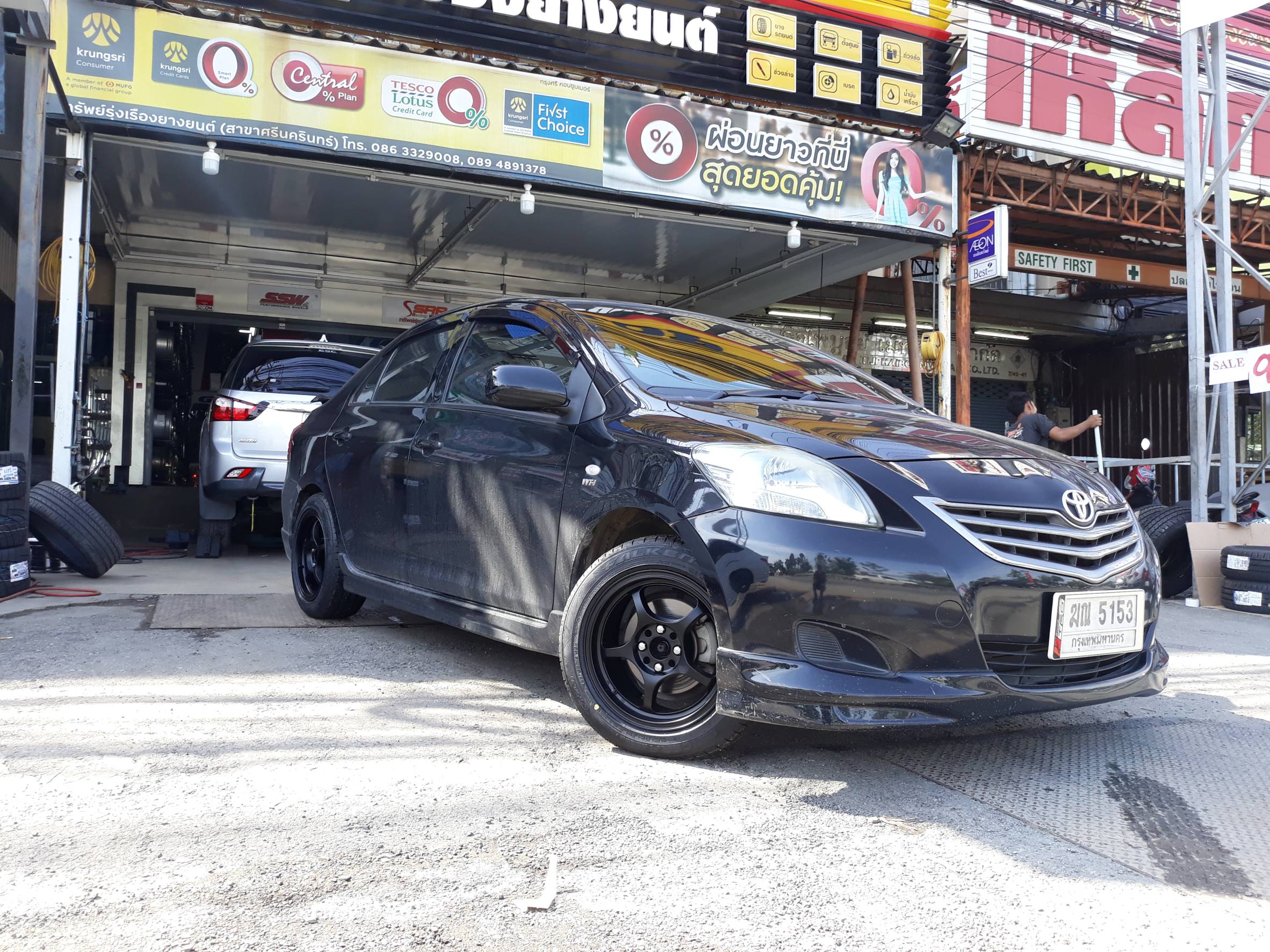 ล้อใหม่GRAMLIGHT ขอบ15ยางFALKEN ชุด 9980 ปกติ 18000