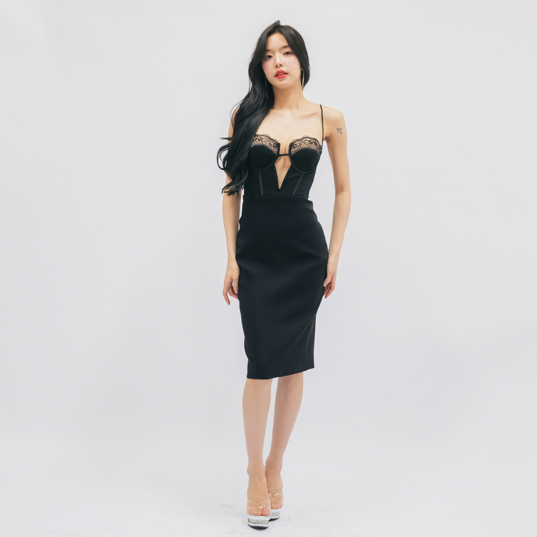Lism D-109 ชุดเดรส Corset สายเดี่ยวสุดหรู