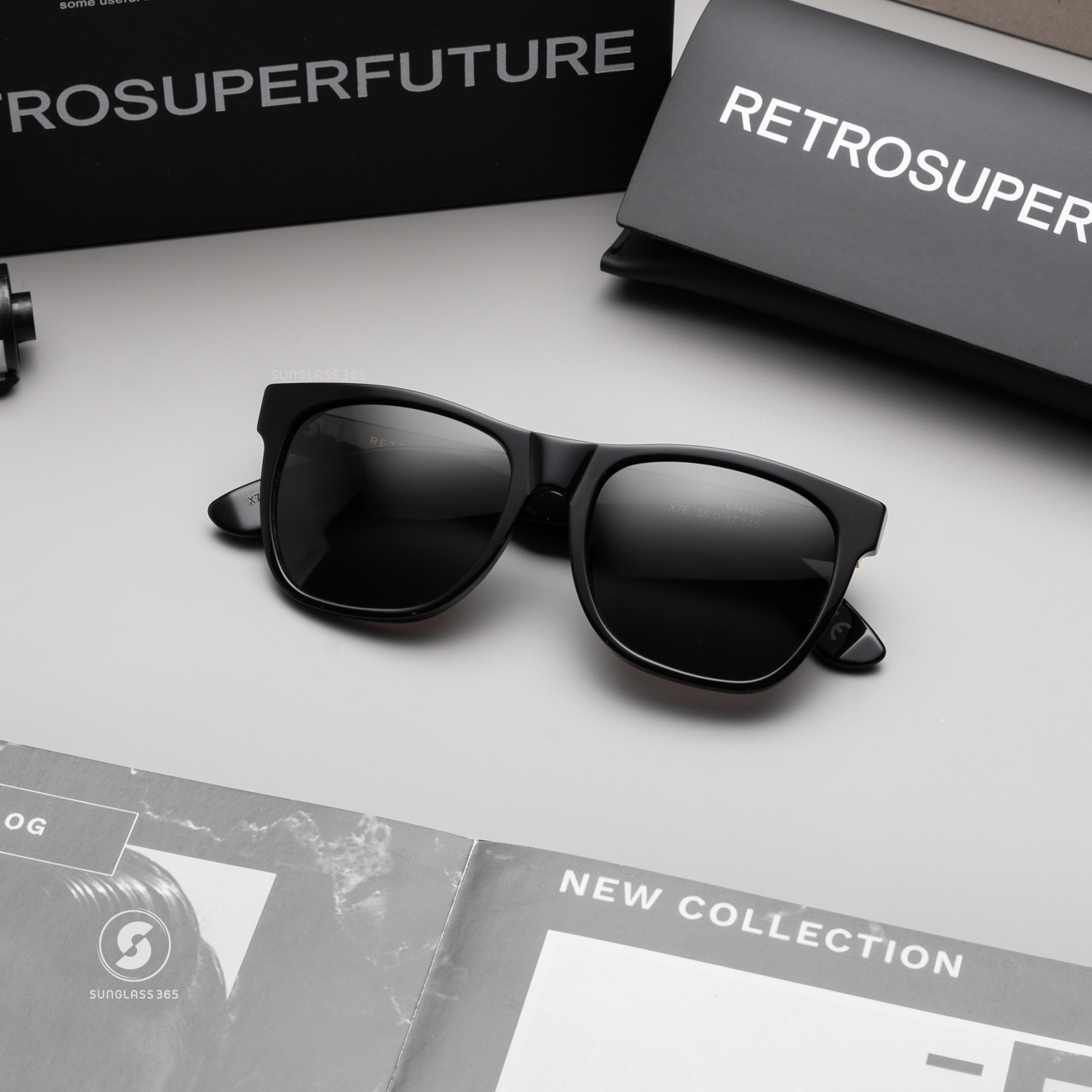 แว่นกันแดด SUPER SP X7E Classic Black