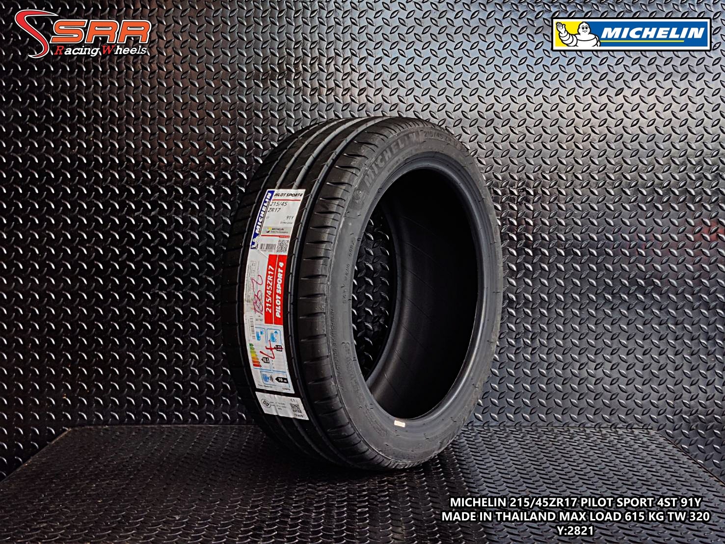 MICHELIN PILOT SPORT 4ST 215/45ZR17 ปี2021 ราคาถูก