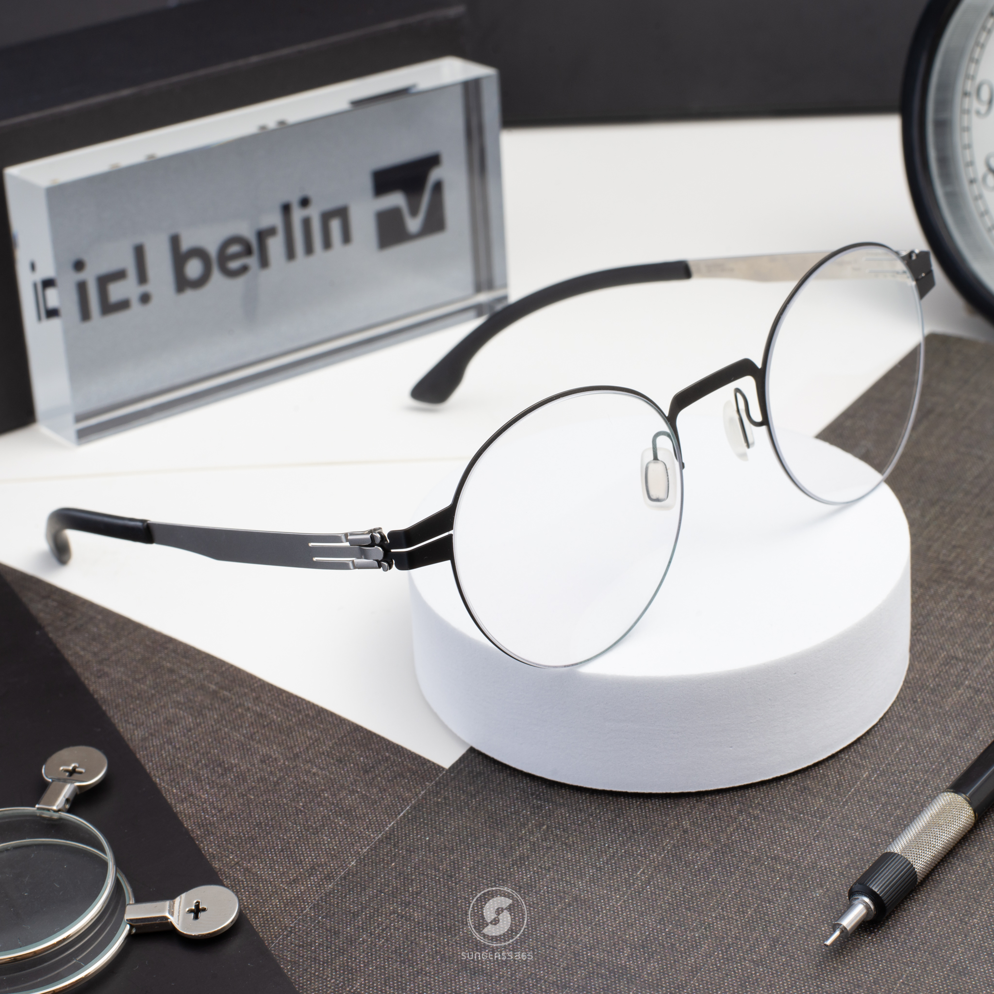 กรอบแว่น IC BERLIN Praphan P. Black