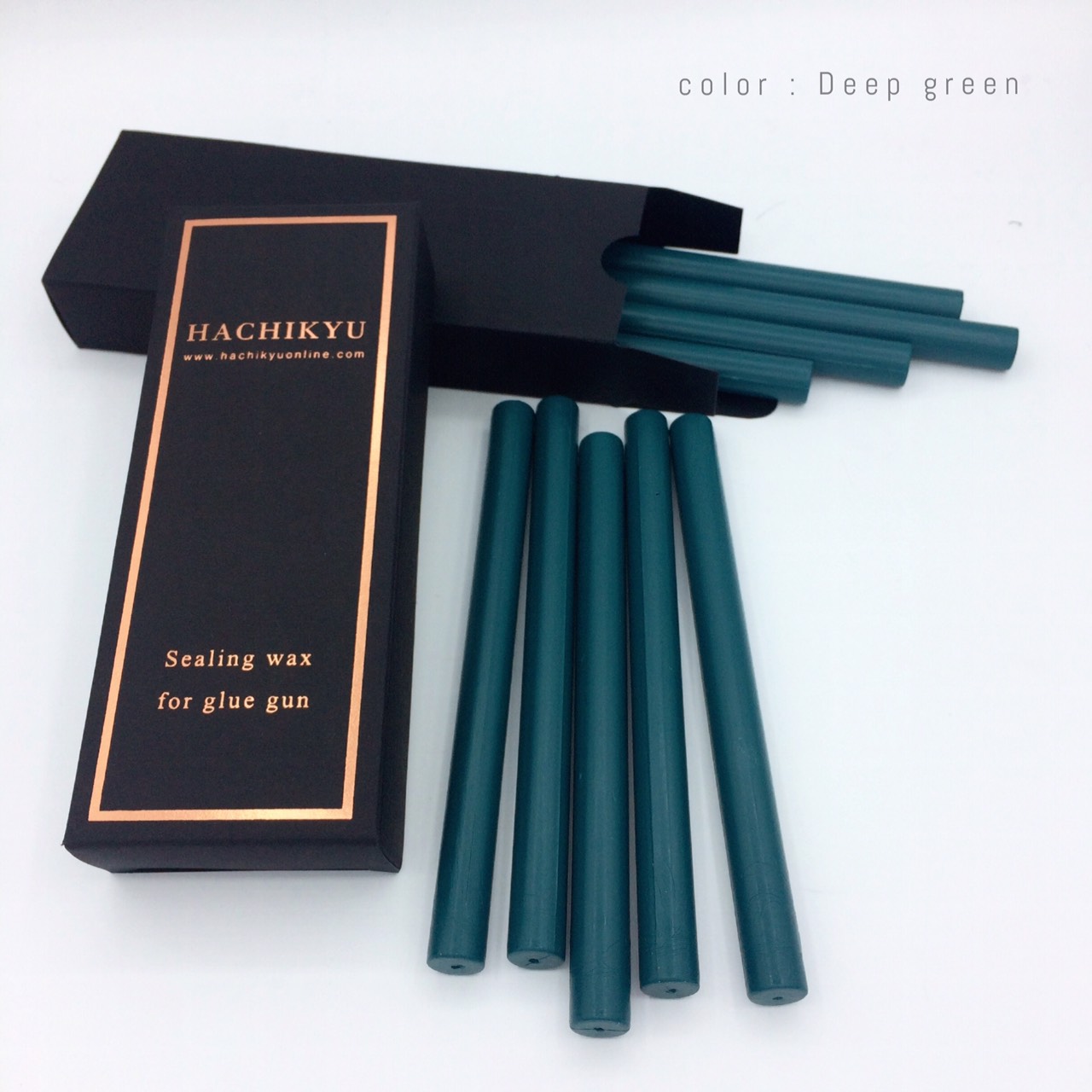 Deep green gun wax (10 sticks) free 2 sticks