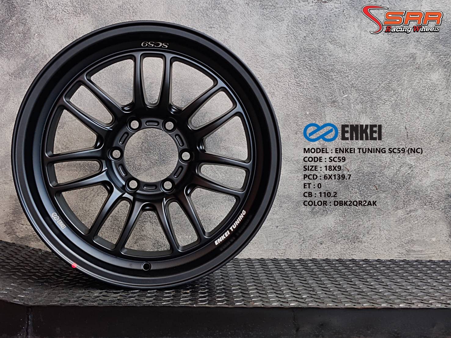 SC59 18X9 6X139.7 0 110.2 DBK2QR2AK