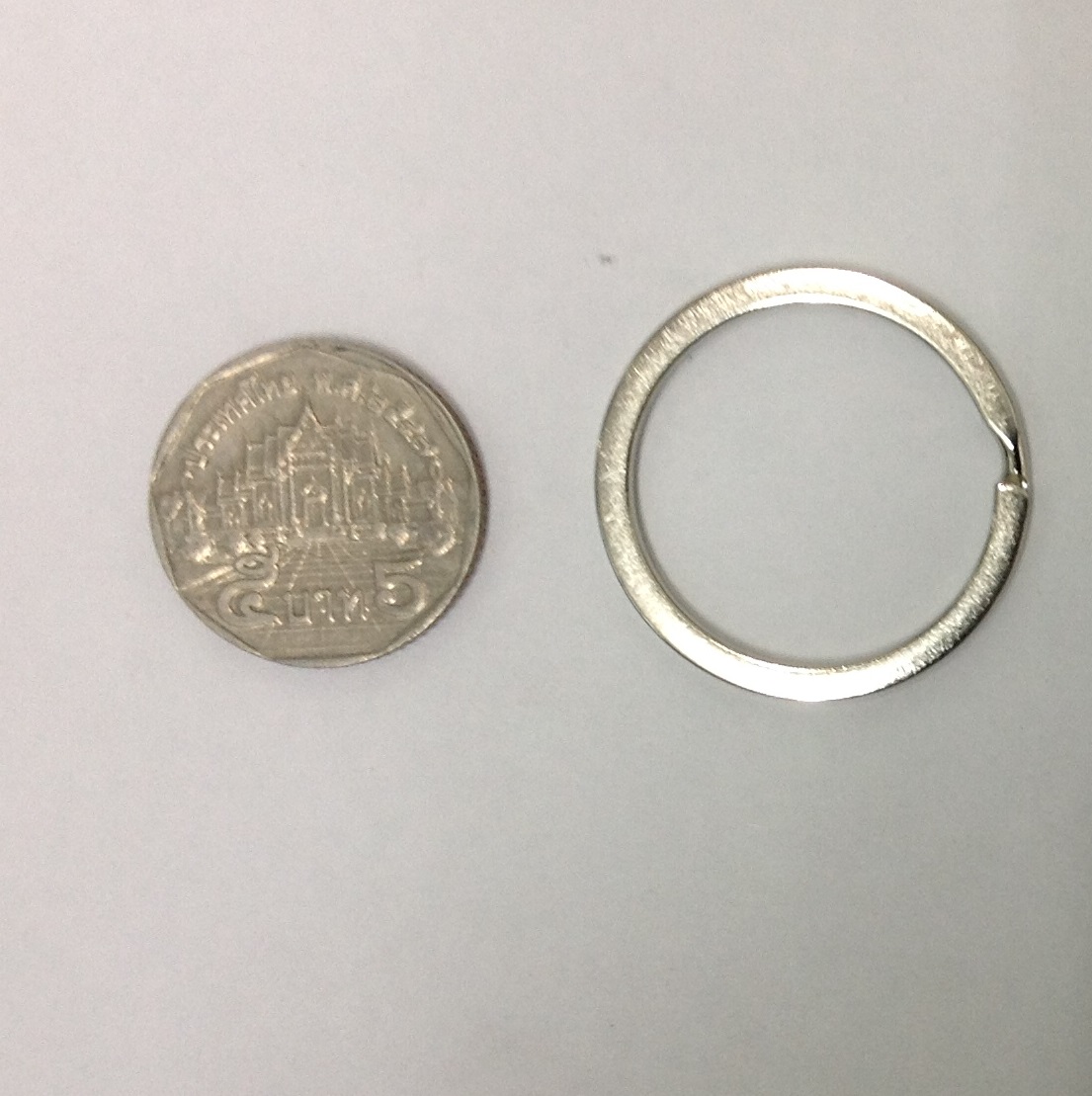 พวงกุญแจ1นิ้ว เงิน