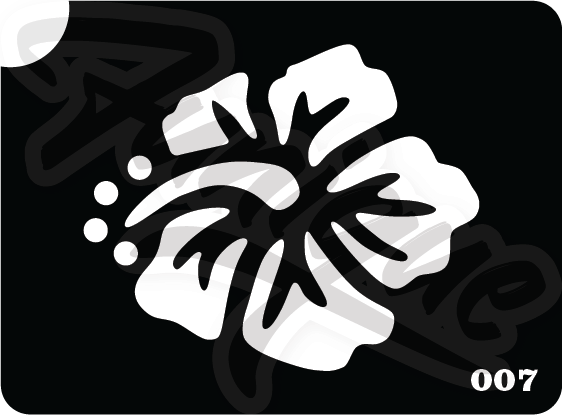 SET 12 Stencil บล็อกสติกเกอร์ รอยสักกากเพชร เพ้นท์กากเพชร กลิตเตอร์ Funique สติ๊กเกอร์ แบบลาย DIY งานประดิษฐ์