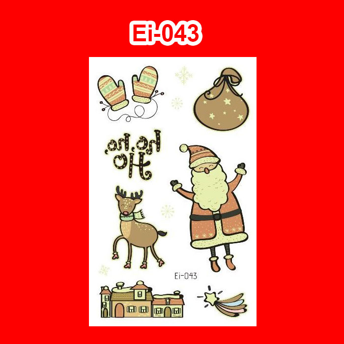 Tattoo Christmas สติ๊กทูคริสต์มาส แทททู #A