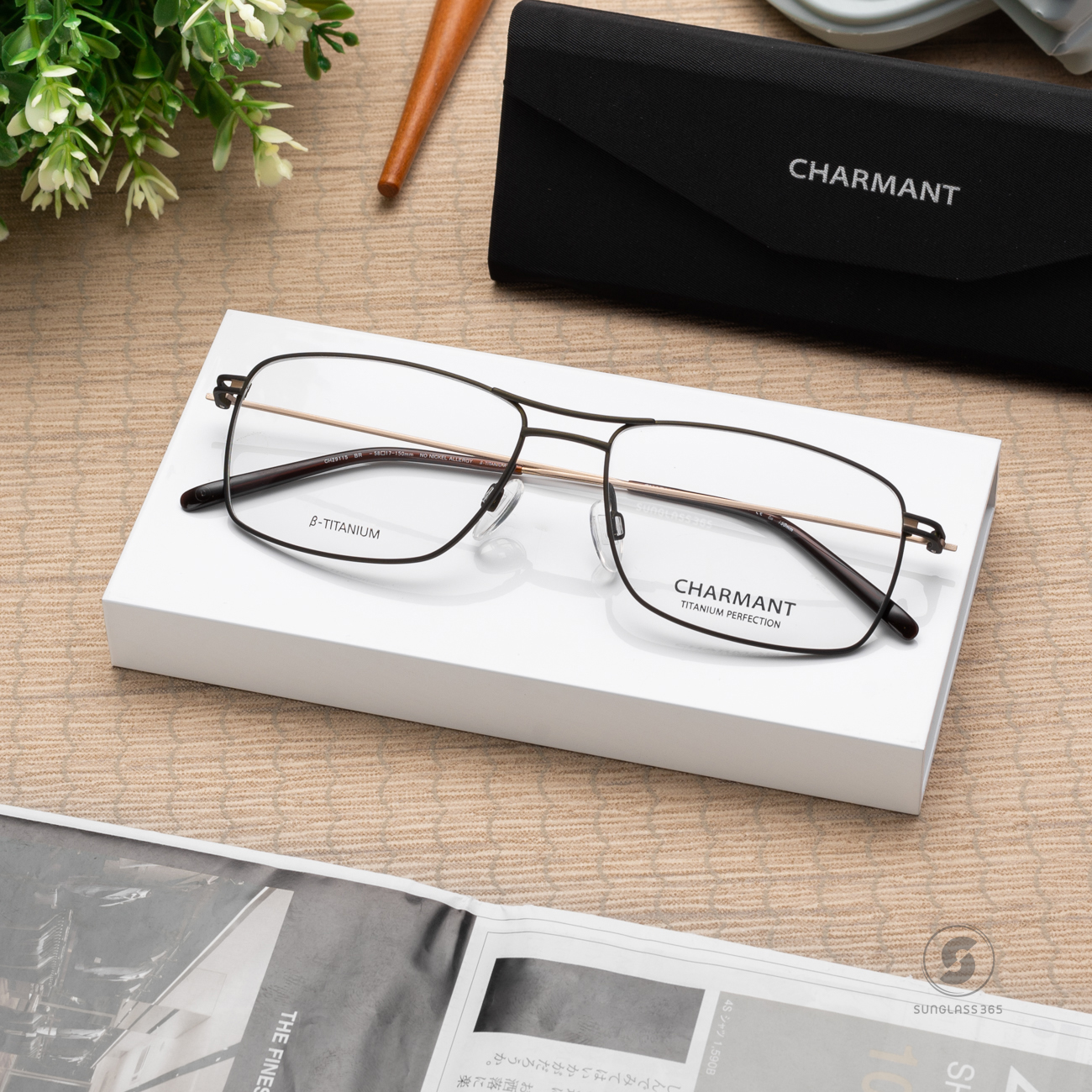 แว่นสายตา Charmant CH29115 BR