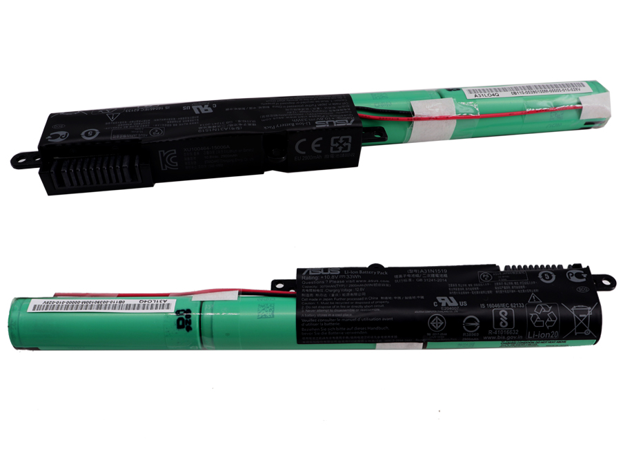 Battery Asus A31N1519 10.8V 33Wh Original ตรงรุ่น แบตเตอรี่ Asus X407UF-BV121T กำลังไฟ 33Wh ตรงรุ่น ตรงสเปค ลด ราคา พิเศษ