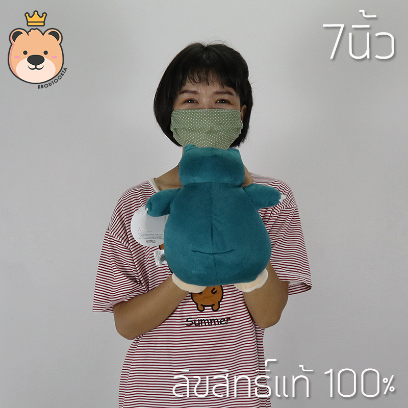 คาบิก้อน 7นิ้ว ตุ๊กตาฟิกเกอร์ สนอร์แล็กซ์ โปเกม่อน Snorlax - Snorlax ลิขสิทธิ์แท้ Pokemon