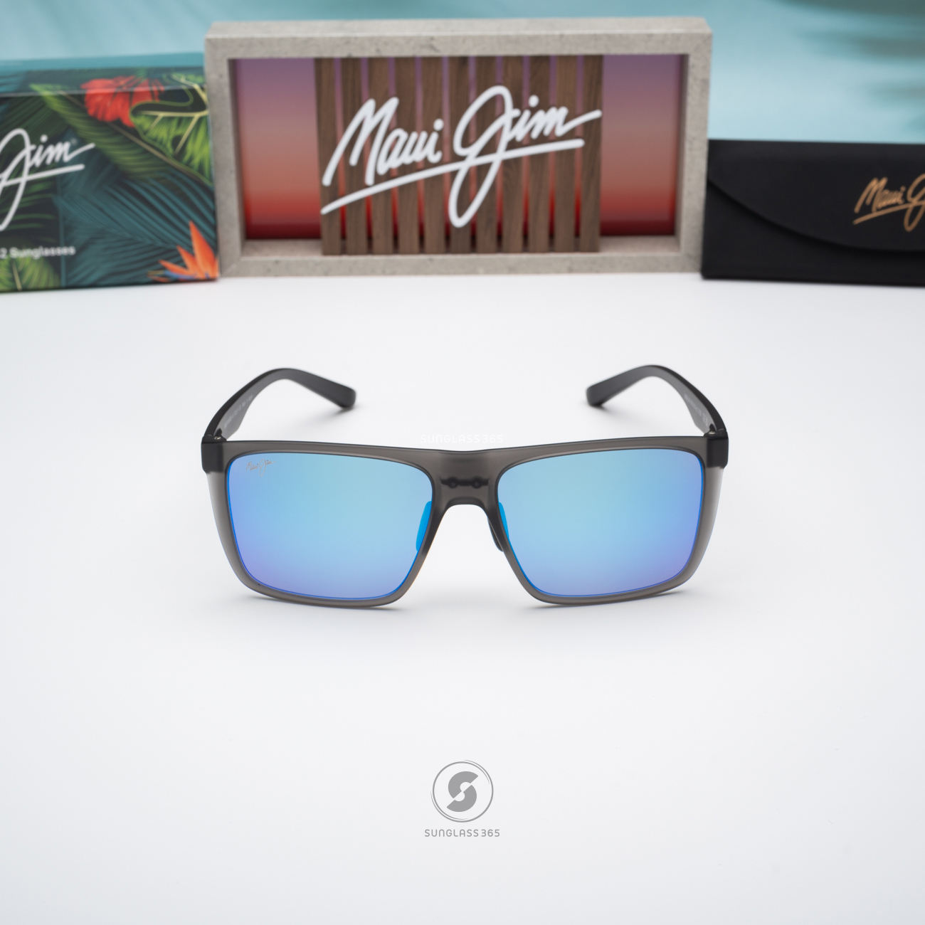 แว่นกันแดด Maui Jim HONOKALANI MJ B455 14 Blue Hawaii