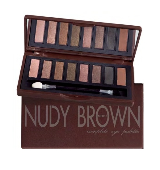 Mistine Nudy Brown Complete Eye Palette / อายแชโดว์ พาเลท มิสทีน นู้ดดี้ บราวน์ คอมพลีท