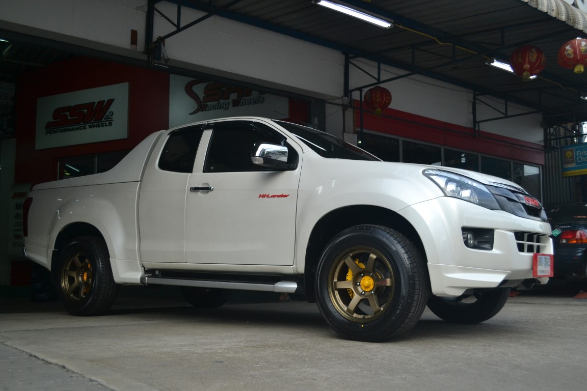 TE37SUV หยอดแดง ขอบ18 พร้อมยาง ลดราคา