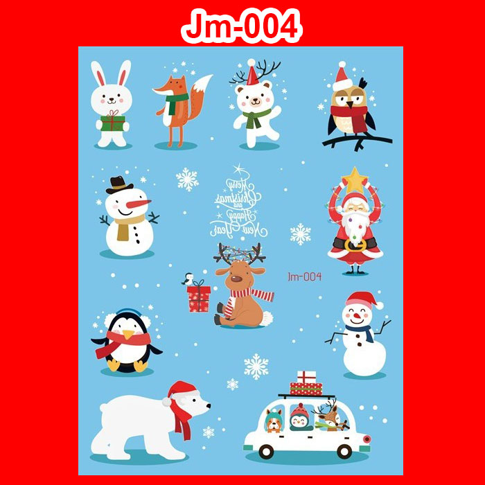 Tattoo Christmas สติ๊กทูคริสต์มาส แทททู #B