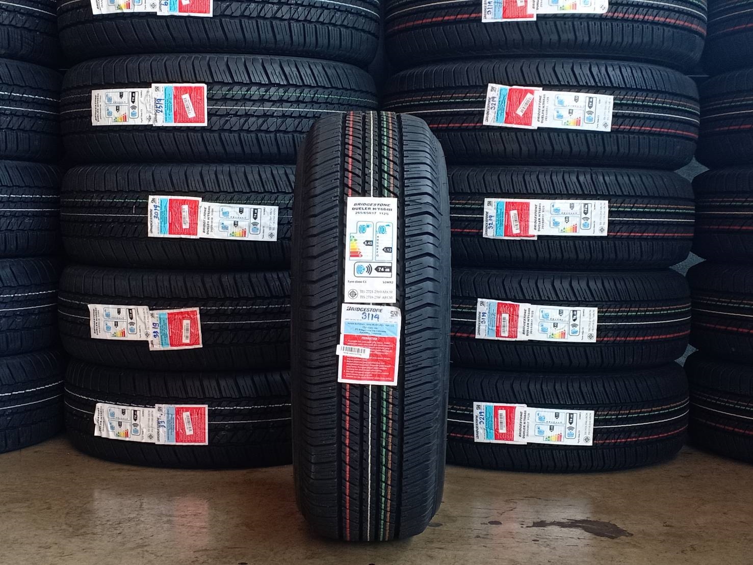 BRIDGESTONE DUELER HT684II 265/65-17 ปี19 ราคาใหม่ ถูกกว่าเดิม