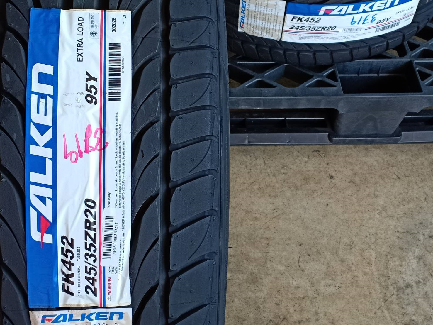 FALKEN 245/35ZR20 FK452 95Y MADE IN THAILAND