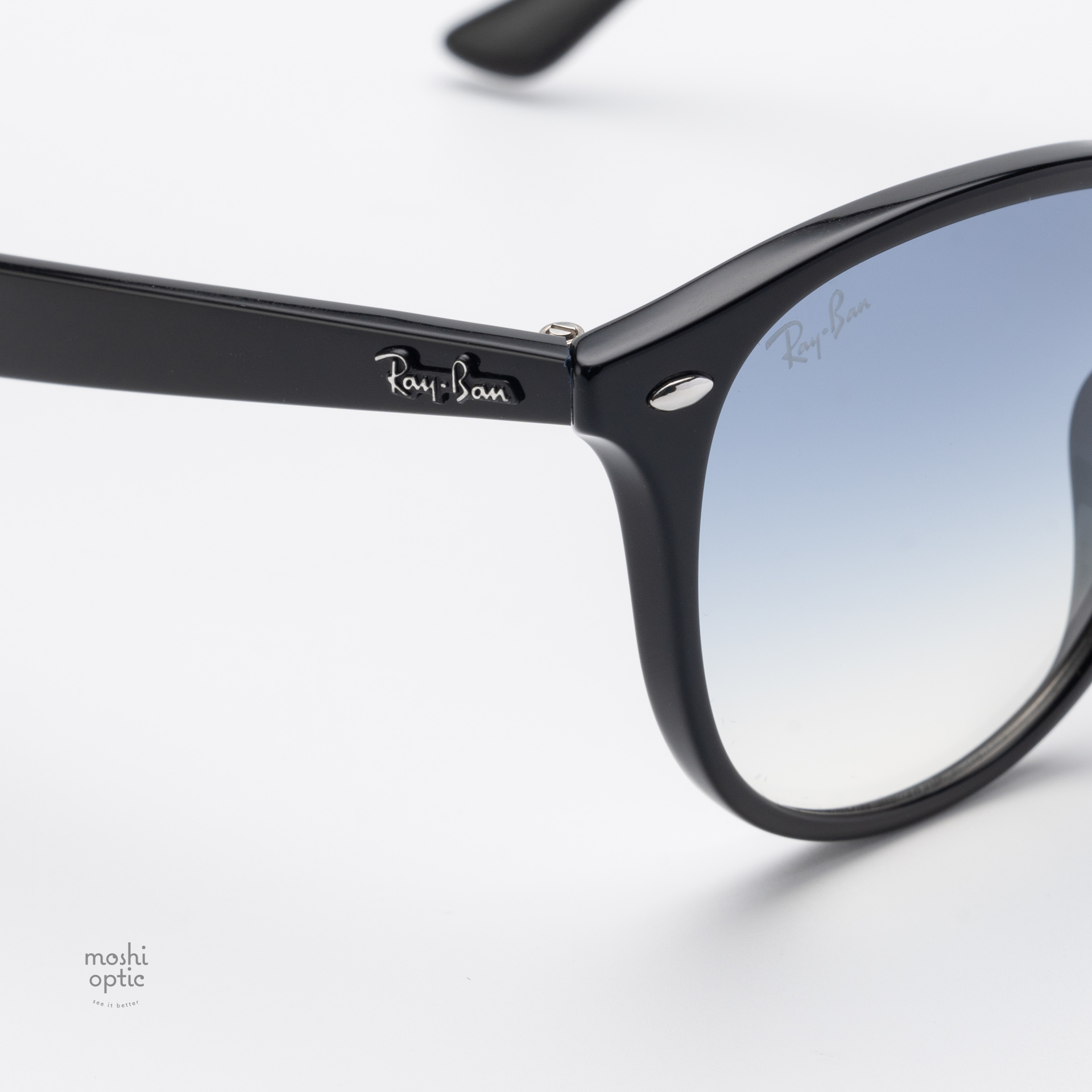 Ray Ban Round RB4259F 601/19 Black Blue Gradient