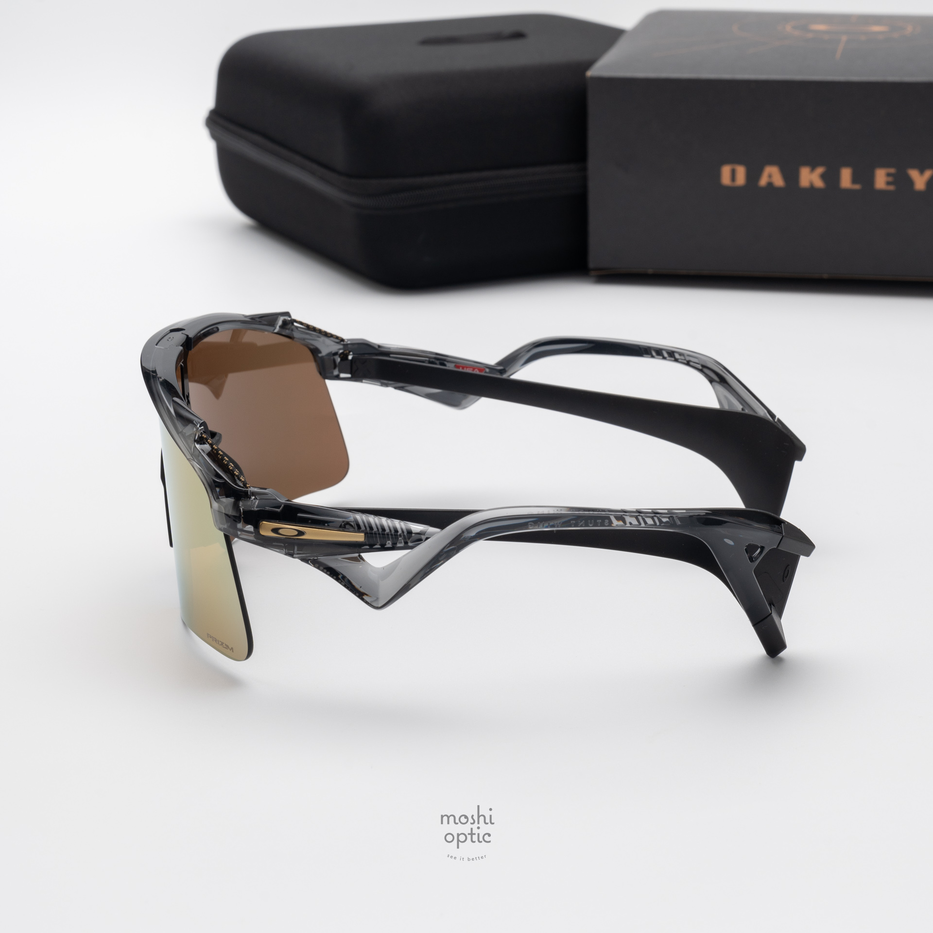 OAKLEY STUNT WING OO9519-02 Grey Smoke Prizm 24K