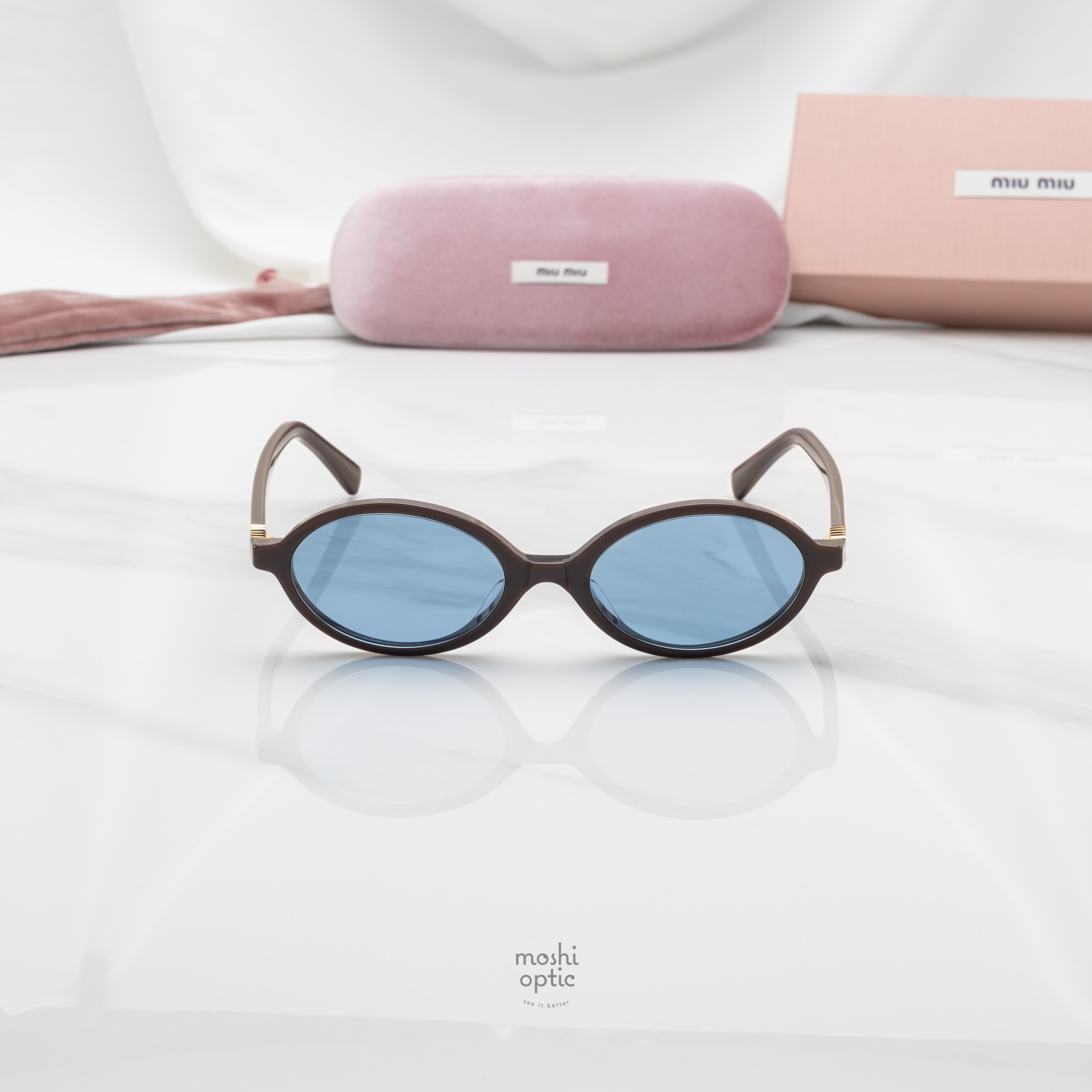 แว่นกันแดด Miu Miu MU04ZSF 22C60O