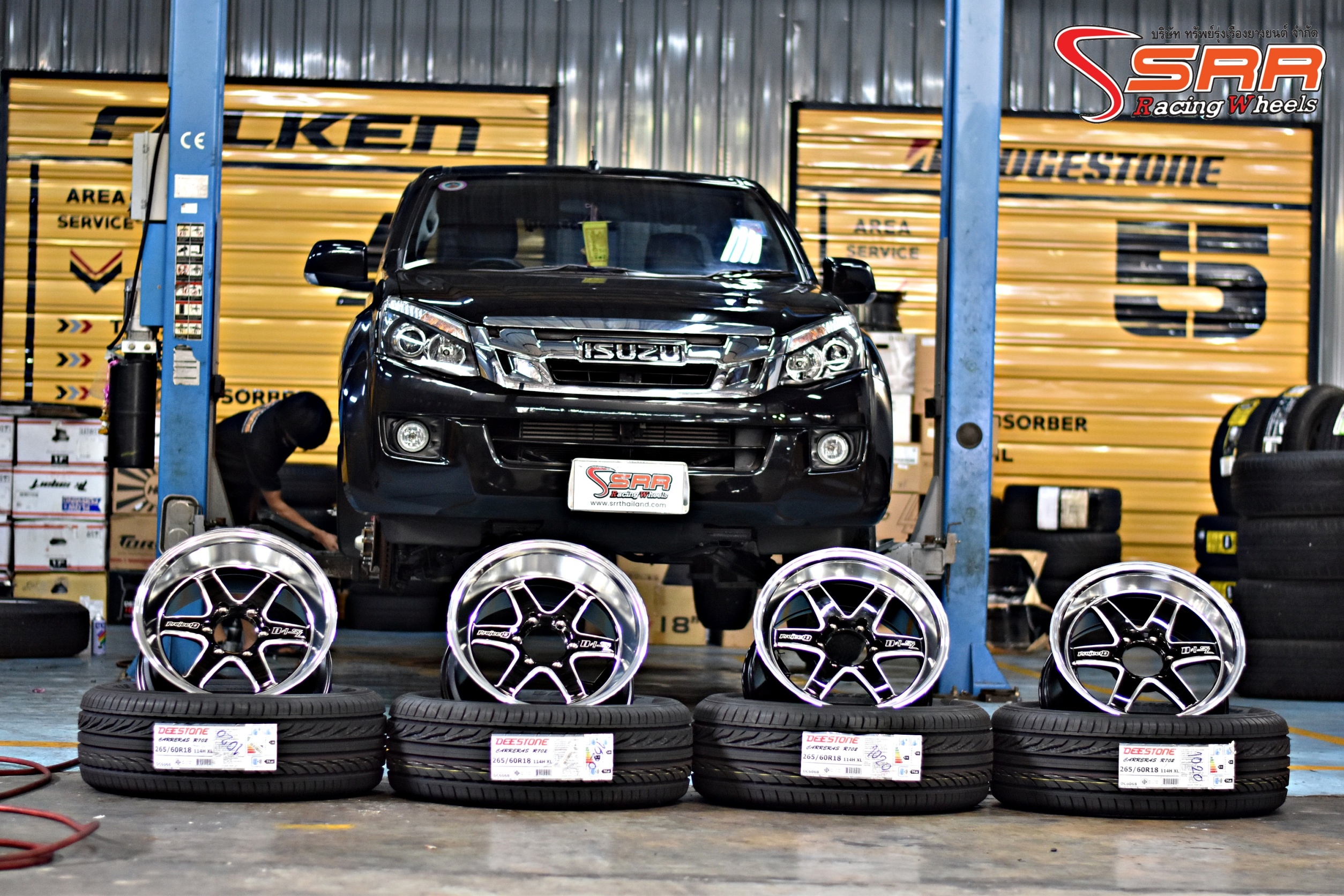 LENSO PROJECT-D D1SL ขอบ18 ล้อกว้าง9.510.5 PCD6x139.7 offset+25/30