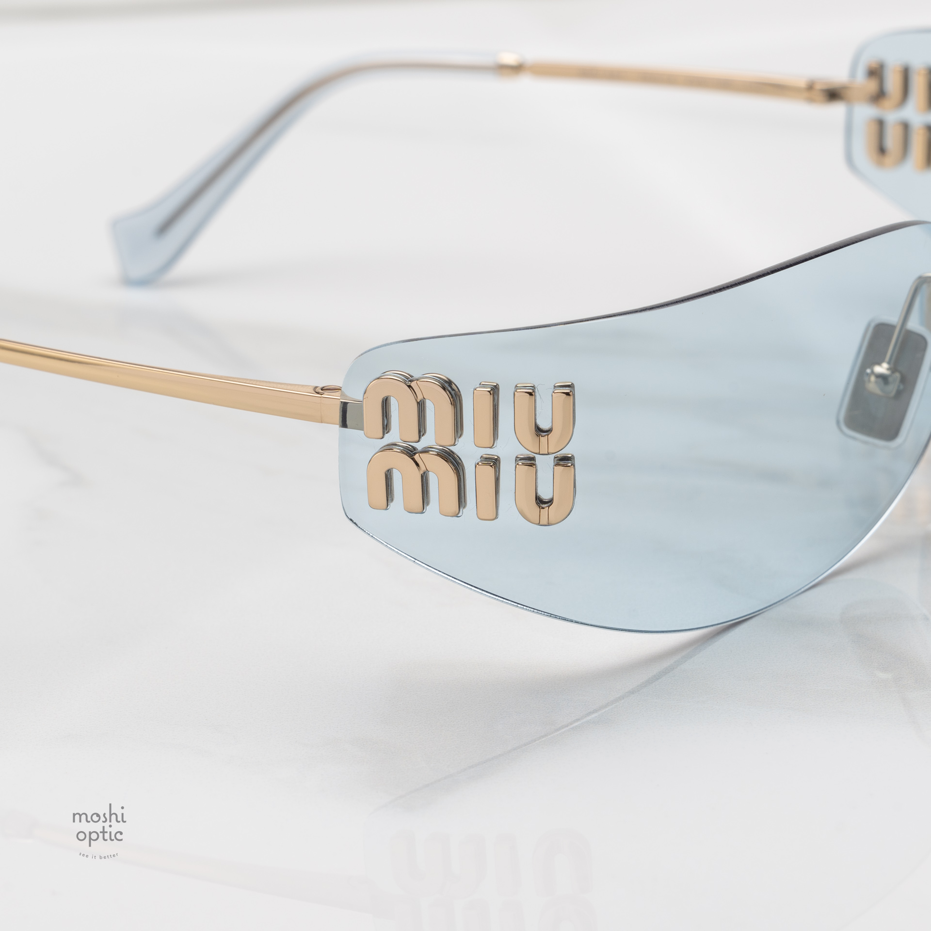 แว่นกันแดด Miu Miu MUA51S ZVN10P สำเนา