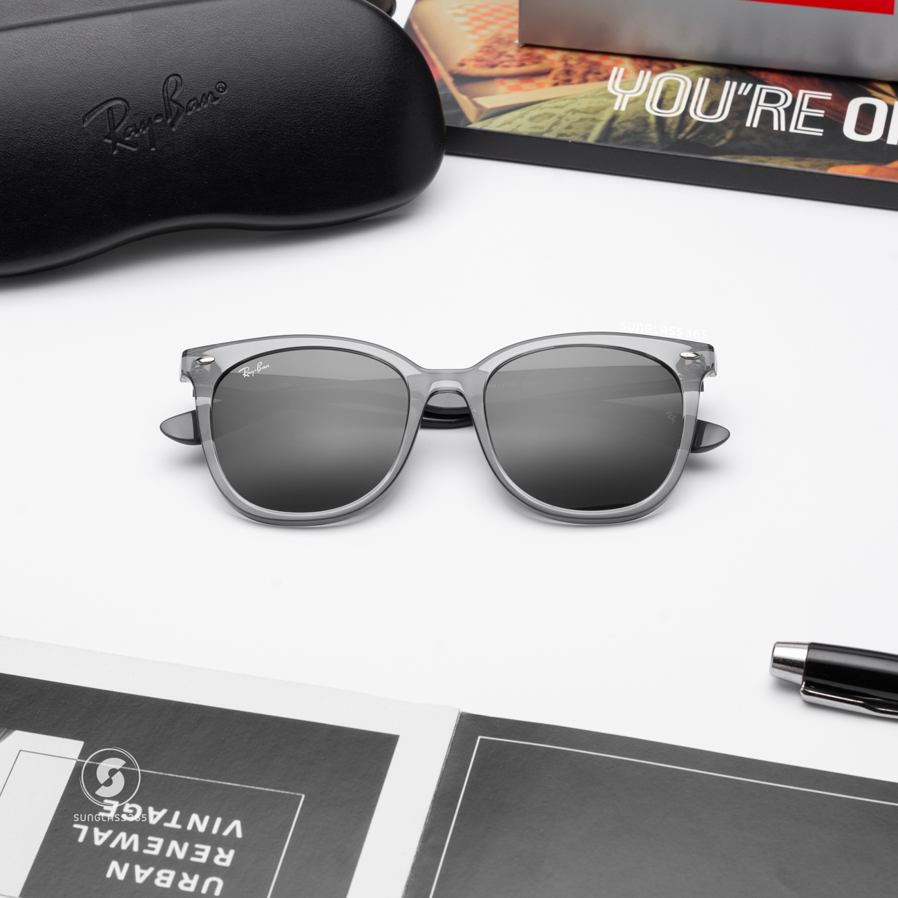 Ray-Ban RB4379D 659987 Transparent Grey