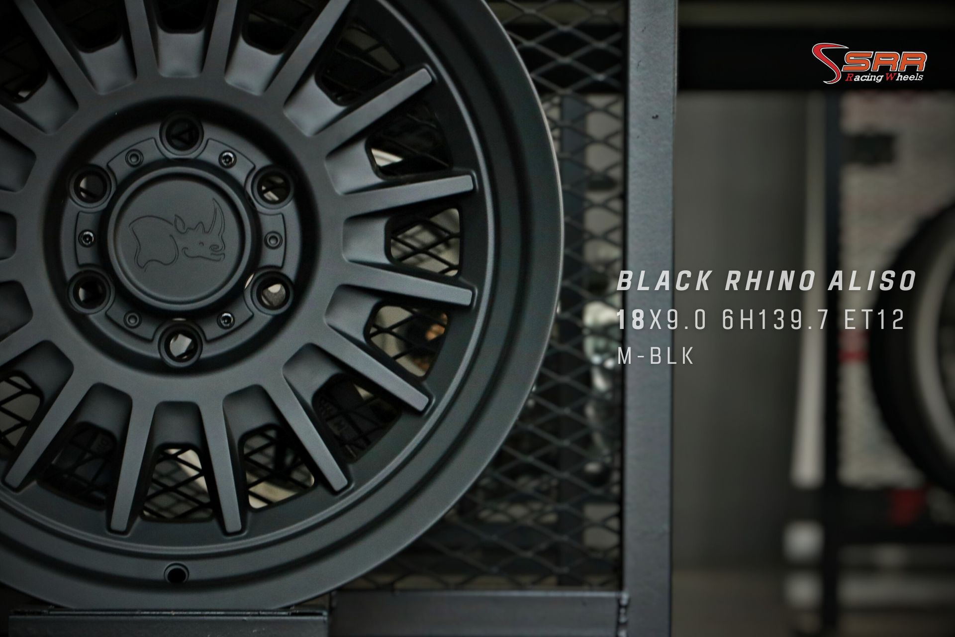 BLACK RHINO ALISO ขอบ18 6รู139.7 สีดำโหดๆ