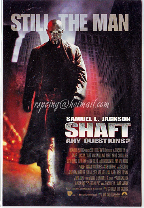 โปสการ์ดหนังเรื่อง Shaft จาก EGV