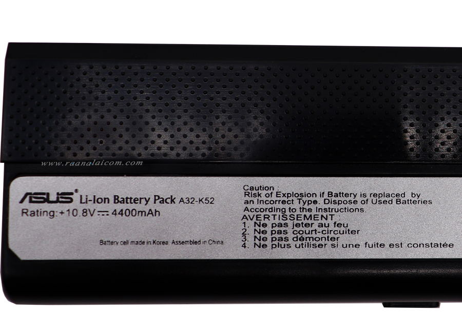 Battery ASUS K42 K52 X42 X52 A32-K52 แบตเตอรี่ Asus A40J A42 A52 A62 B53 F85 F86 K62