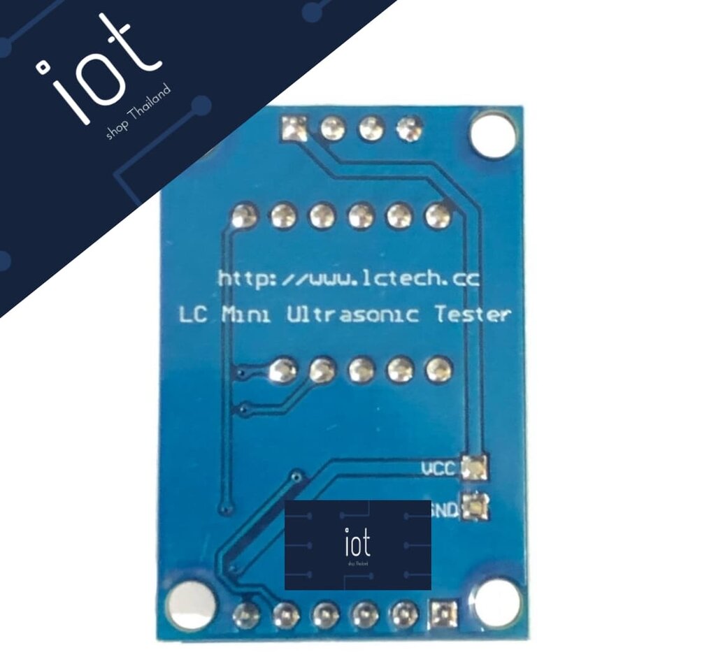 Ultrasonic distance measurement module test (โมดูลทดสอบ อัลตร้าโซนิค HC-SR04) ไม่รวม Ultrasonic