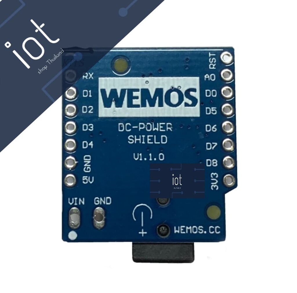 DC Power Shield for WEMOS D1 mini