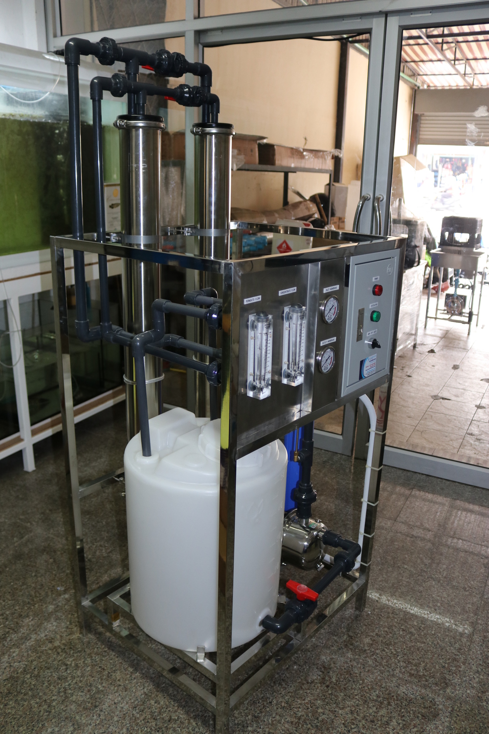 เครื่องล้างไส้กรองเมมเบรน RO.40x40