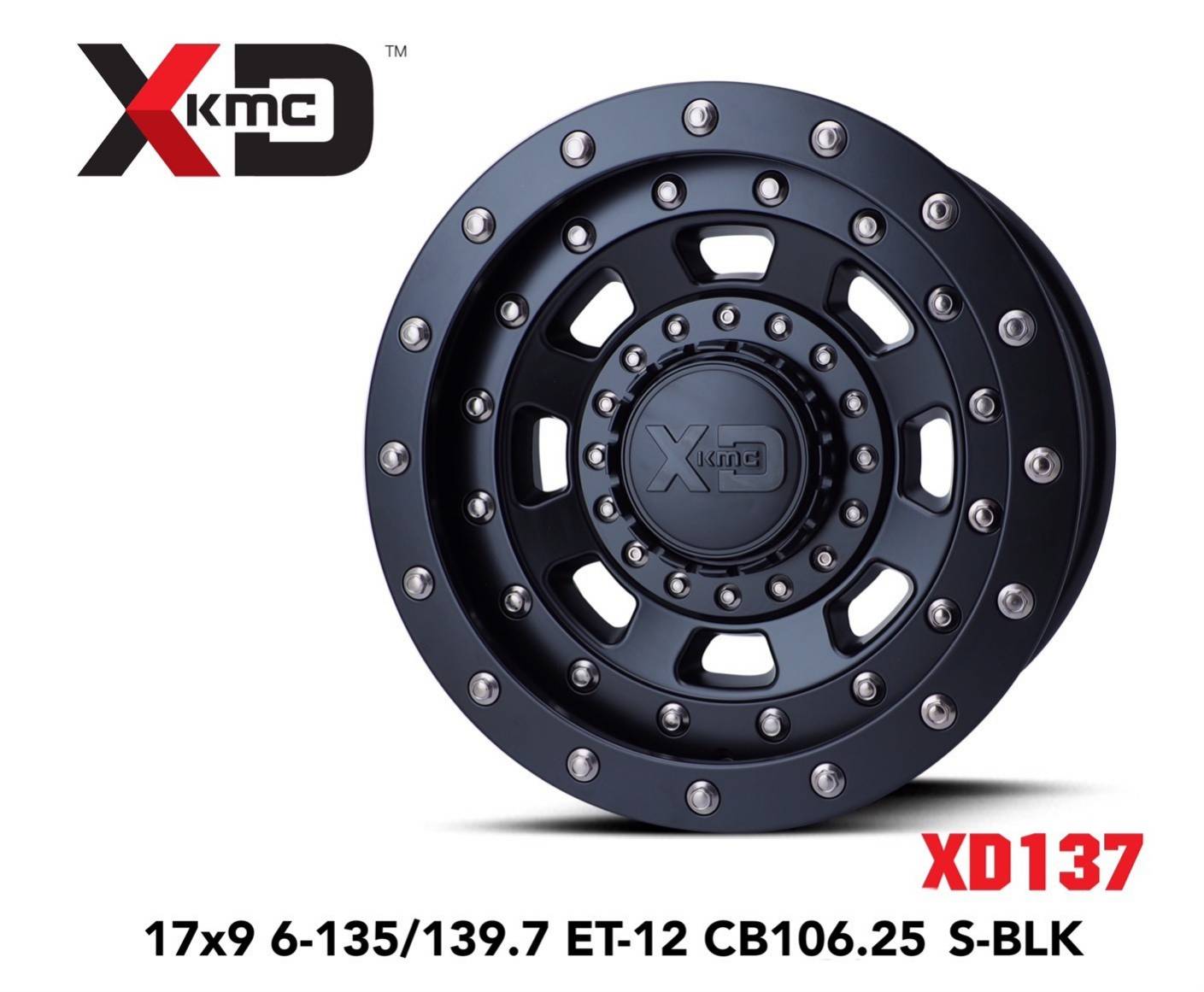 ล้อแม็ก USA. แท้ KMC XD137 17x9.0 139.7 ET-12 ราคาพิเศษ